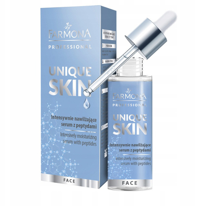 Serum fytyre Farmona UNIQUE SKIN Intensive Moisturizing, me peptide, 30ml