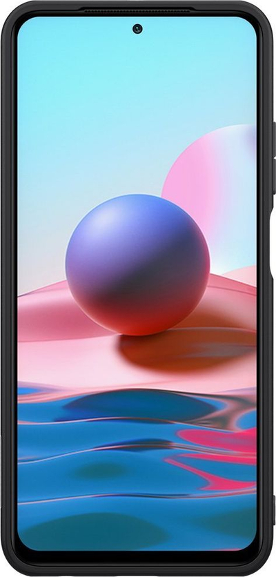 Këllëf telefoni Nillkin Textured Hard Case Pro Xiaomi Redmi Note 10 4G 10S, plastikë e fortë, teksturë që s’rrëshqet nga dora, i zi