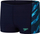 Rroba banje çunash Speedo HyperBoom Panel Aquashort, EnduraFlex, me kordon për rregullim, blu e errët me jeshile