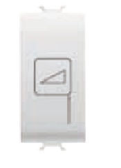 Buton dimmer Gewiss 40-300VA (GW10902), i bardhë 