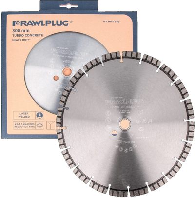 Disk diamanti për beton Heavy Duty 300mm, 25.4mm, ngjyrë argjendi