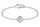 Byzylyk unisex Hugo Boss Double B 1580763M, i argjendtë