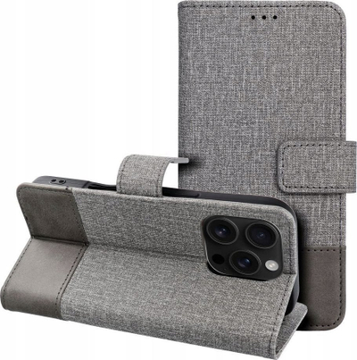 Këllëf libër Gomma për Samsung Galaxy A40, gri