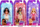Kukullë e vogël Mattel Disney Princess, 9 cm, me nyje që lëvizin, shumëngjyrëshe
