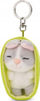 Varëse çelsash Sleeping Pets Bunny, 8cm, pelush, lepur gri