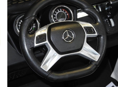 Makina elektrike për fëmijë LEAN CARS Mercedes Unimog, 12V, telekomandë, e bardhë
