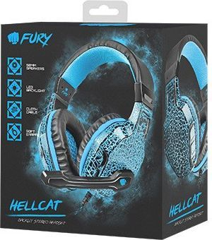 Слушалки Fury Hellcat, сина боја