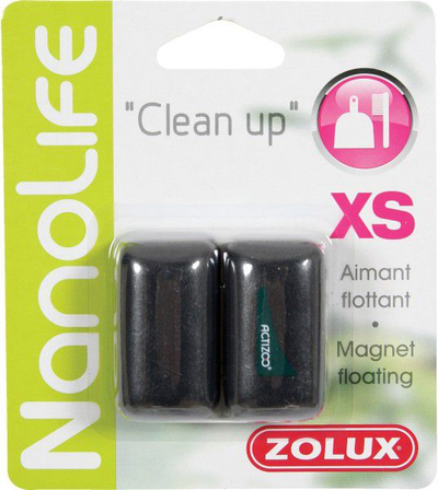Magnet pastrimi akuariumi Zolux Nanolife Clean Up, lundrues, madhësia XS, i zi