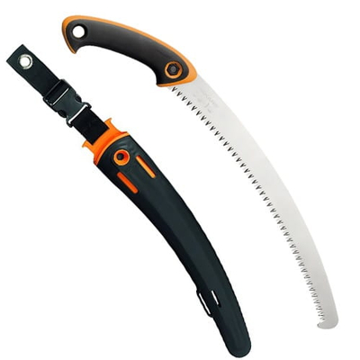 Sharrë Fiskars SW 330,  për degë, zezë/ portokalli