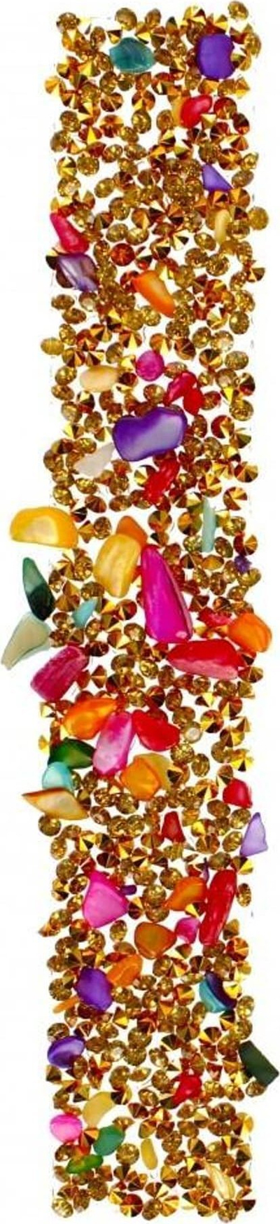 Ornamente dekorative Craft with Fun Crystal Colorful Pebbles, gurë kristali me ngjyra, shumëngjyrëshe