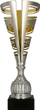 Kupë dekorative Tryumf 2086B, metal 48cm, argjend ari