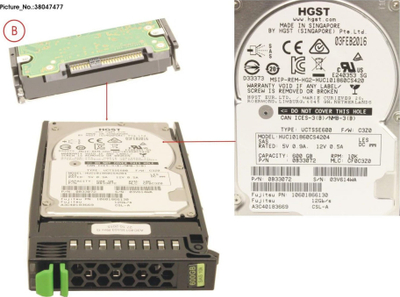 Hard disk server HGST HUC101860CS4204, 600GB, 2.5", 10K RPM