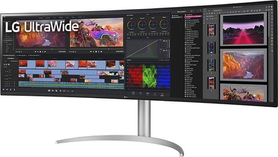 Monitor LG UltraWide 49BQ95C-W, 49\", QHD, i bardhë
