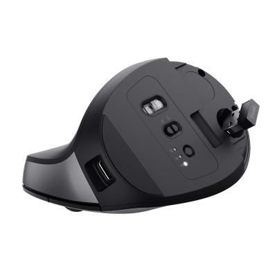Безжичен ергономски глушец Trust Bayo+, Bluetooth, црн