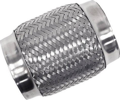 Gyp fleksibël shkarkimi Pro 304SS, 63mm, 150mm, argjendtë