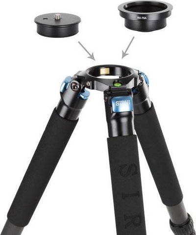 Tripod Sirui R-4214X, i gjatë deri 150 cm, mban deri 25 kg, i zi