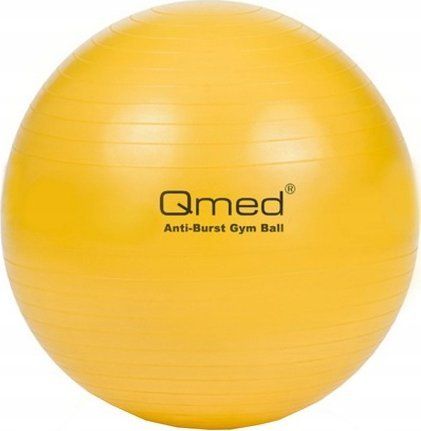 Top gjimnastikor QMED Abs Gymnastics Ball M, 45 cm, për ushtrime fitnesi, gri