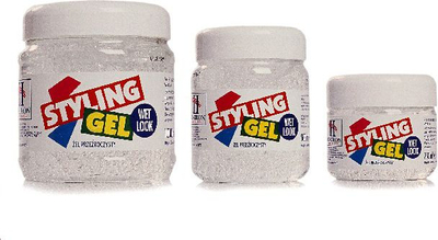 Xhel flokësh Hegron Styling Hair Wet Look White, fiksim i fortë, 500 ml