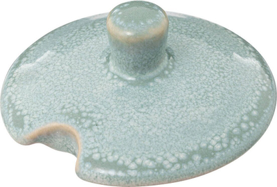 Sheqerkë TKS Roma, porcelan, me kapak, celadon