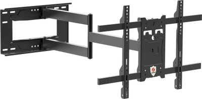 Mbajtëse muri për TV Ergosolid Onyx 20, 32-70", 45 kg, e zezë