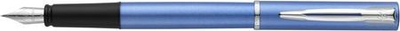 Стално перо со мастило Waterman Allure, фина врвка, сино мастило, сино тело, со кутија за подарок