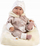 Kukull bebe Llorens Lala, 42 cm, me zë dhe qarje, rozë