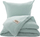Set çarçafësh Muslin Bedding, 160x200 cm, pambuk, ngjyrë turkeze
