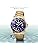 Orë dore Invicta Pro Diver, kuarc, çelik inox, ari blu