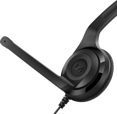 Kufje me mikrofon Sennheiser PC 5 CHAT, stereo, jack 3.5mm, e zezë