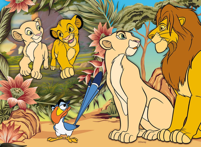 Puzzle dyshemeje Lisciani Maxifloor Disney The Lion King, 4x48 copa, shumngjyrësh