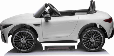 Makina elektrike për kalamaj Mercedes-Benz AMG SL63 4x4, 12V, me pult, e bardhë