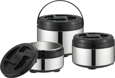 Termos për drekë Metlex MX-1202, 3L, akrilik, gri