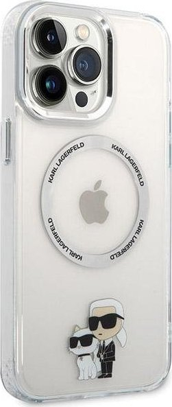 Maskë telefoni Karl Lagerfeld NFT MagSafe për iPhone 13 Pro Max, transparente, TPU