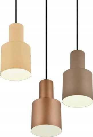 Llambadar varëse Trio Lighting Agudo, me 3 spote, bazë rrethore, shumëngjyrësh