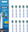 Koka zëvendësuese për furçë dhëmbësh Braun Oral B Precision Clean, set 10 copë, të bardha