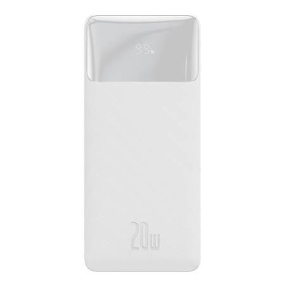 Powerbank Baseus Bipow Digital Display, 30000mAh, 20W, i bardhë