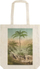 Çantë shpine Skona Ting STBAG 02 Palm, pambuk organik, shopper, jeshile