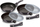 Set tigana Berlinger Haus Carbon Pro, 3 copë, 20 cm, 24 cm, 28 cm, të zi