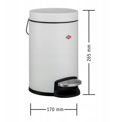Kosh kozmetike Wesco Single Boy, 3L, me pedale, gri grafit mat