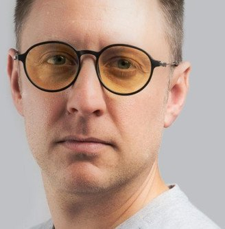 Очила за компјутер GUNNAR Loop, филтрирање сина светлина, проѕирни леќи, Onyx Mercury