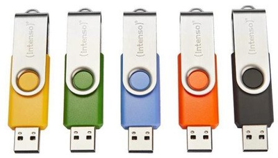 USB flash Intenso Basic Line, set 5x32GB, USB 2.0, shumëngjyrëshe