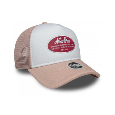 Капа New Era Wmns Oval Patch Trucker, една големина, бела