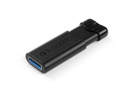 USB Verbatim PinStripe, 256GB, USB 3.2, e zezë