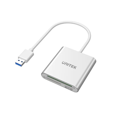 Читач на картички UNITEK Y-9313, USB 3.2 Gen 1, сребрена