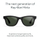Syze të mençura Ray Ban Meta Wayfarer Gen 2, Transitions Graphite Green, madhësia 53, kornizë e zezë me shkëlqim