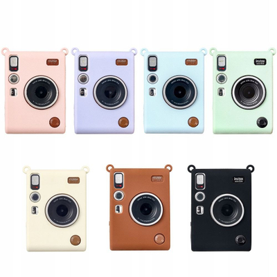Kapurë silikoni për aparat Fujifilm Instax Mini 99, mbrojtëse, e zezë