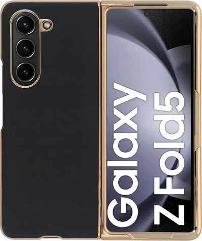 Këllëf telefoni VOUGE për Samsung Galaxy Z Fold5, palosës, i zi