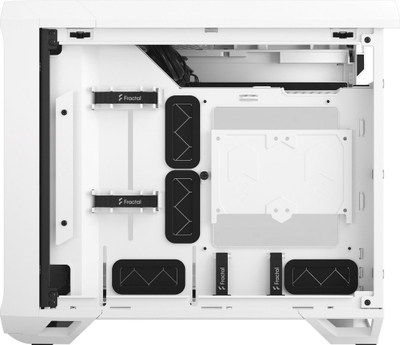Kasë Fractal Design Torrent Nano, e bardhë TG Clear Tint, Micro Tower