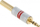 Adapter audio jack Vitalco, 3.5 mm stereo, metalik, ngjyrë ari