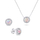 Set qafore + vathë Brilio Silver SET225WP